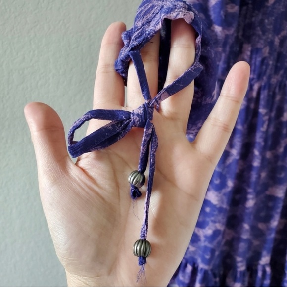 Free People These Dreams Mini Violet Dress Size Large - Picture 6 of 16